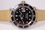 ROLEX 1984 SUBMARINER STAINLESS STEEL LIGHT TROPICAL FINISH WITH MATCHING PATINA 16800