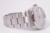 ROLEX STAINLESS STEEL DATEJUST 16200 SILVER ROMAN DIAL $4975