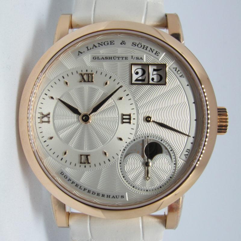 A. LANGE & SOHNE LADIES ROSE GOLD LITTLE LANGE 1 MOONPHASE 182.030