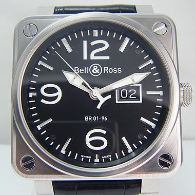 Authentic Used Bell & Ross BR 01 96 Altimeter Limited Edition BR01-96 Watch  (10-10-BLR-BG60SY)