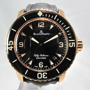 BLANCPAIN 5015 3630 52 ROSE GOLD FIFTY FATHOMS Honolulu Time