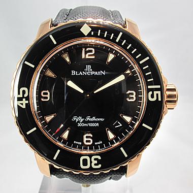 BLANCPAIN 5015-3630-52 ROSE GOLD FIFTY FATHOMS