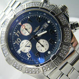 BREITLING SUPER AVENGER W/ DIAMOND BEZEL A13370