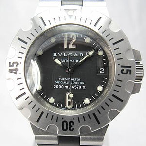 BVLGARI DIAGONO PROFESSIONAL DIVER 2000M