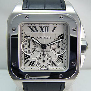 Cartier santos hot sale 100 chrono