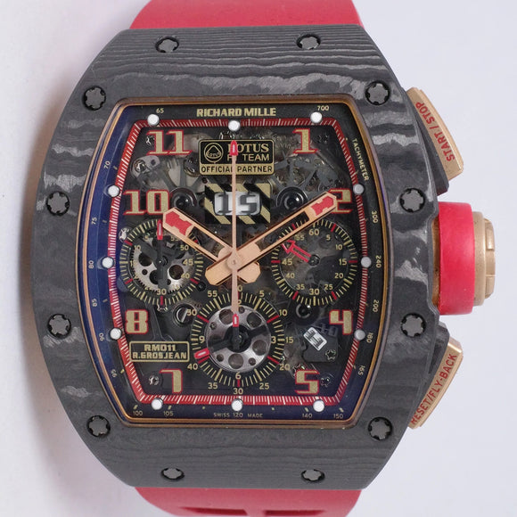 RICHARD MILLE RM011 LOTUS NTPT & ROSE GOLD BOX & PAPERS