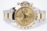 ROLEX NEW 2023 TWO TONE DAYTONA CHAMPAGNE DIAL 116503 BOX & PAPERS