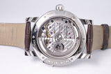 MONT BLANC NICOLAS RIEUSSEC SILVER DIAL STAINLESS STEEL ONE PUSH CHRONOGRAPH 106487 BOX & PAPERS