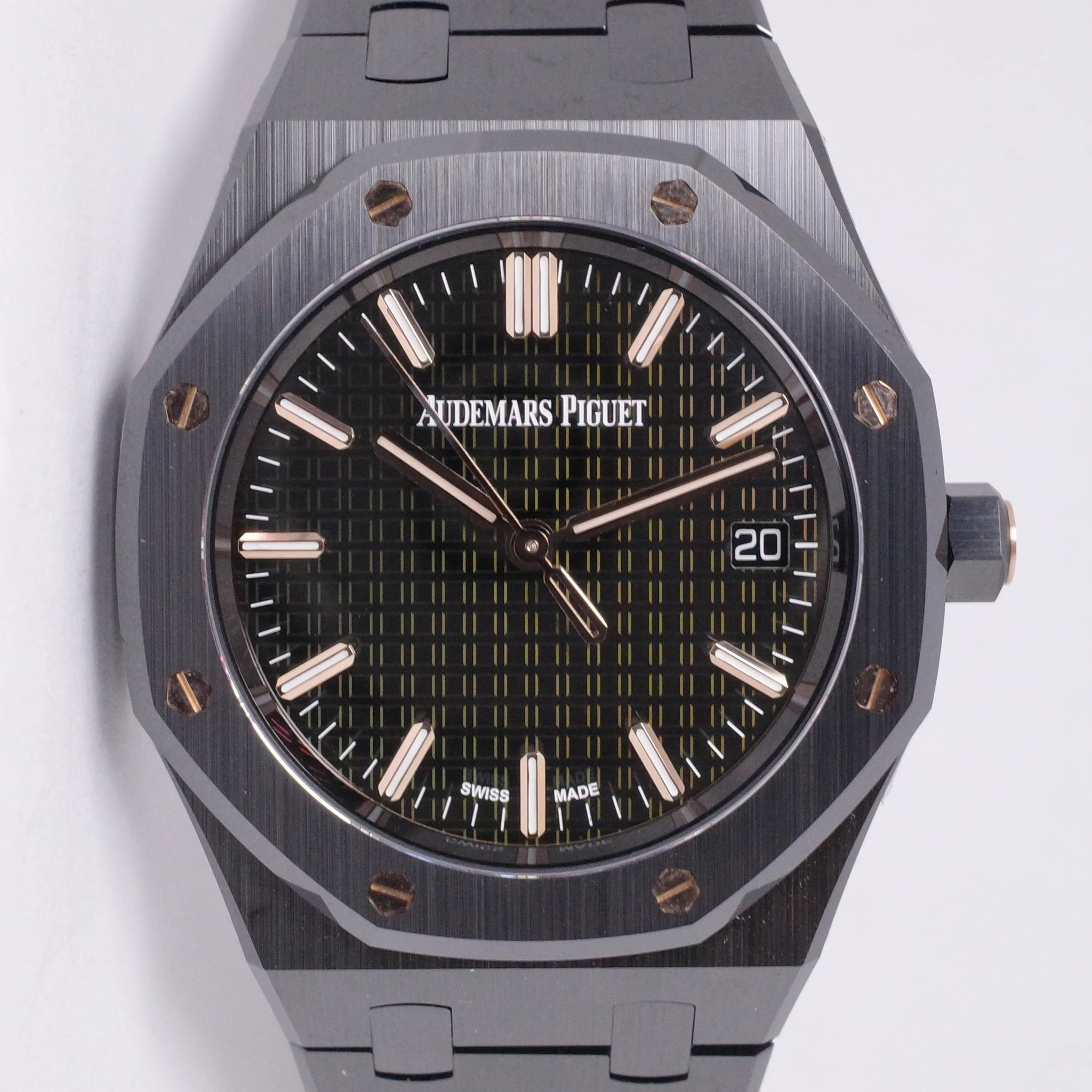 AUDEMARS PIGUET NEW 34mm BLACK CERAMIC CAROLINA BUCCI LIMITED