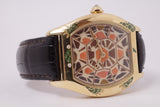 CARTIER YELLOW GOLD LARGE TORTUE TURTLE MOTIF DIAL LIMITED EDITION $39,500