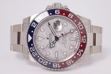 ROLEX NEW WHITE GOLD GMT PEPSI METEORITE DIAL “Superman” 126719