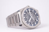 ZENITH TITANIUM DEFY CLASSIC SKELETON DIAL MINT BOX & PAPERS