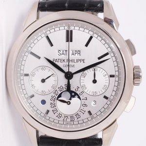 PATEK PHILIPPE WHITE GOLD GRAND COMPLICATION PERPETUAL CALENDAR CHRONOGRAPH 5270G BOX & PAPERS