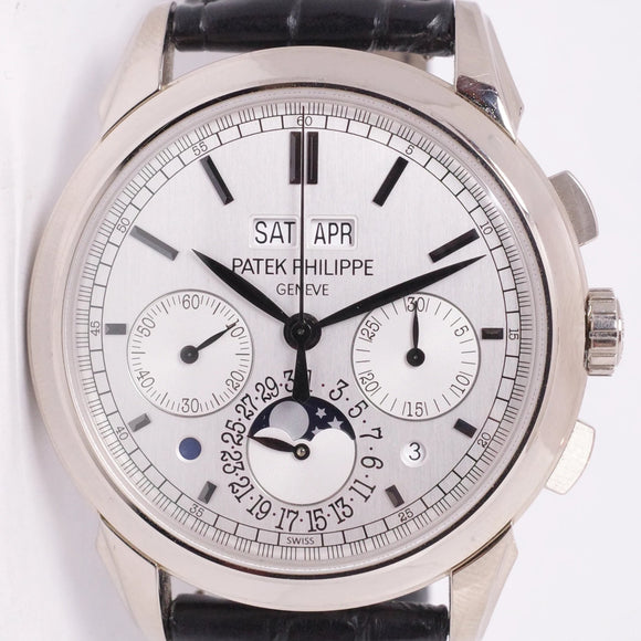 PATEK PHILIPPE WHITE GOLD GRAND COMPLICATION PERPETUAL CALENDAR CHRONOGRAPH 5270G BOX & PAPERS