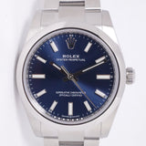 ROLEX NEW 2022 31mm OYSTER PERPETUAL 277200 BLUE DIAL