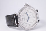 CARTIER 42mm WHITE GOLD PASHA FACTORY DIAMOND BEZEL FRESH FROM SERVICE WITH BOX SET WJ120251 $14,975