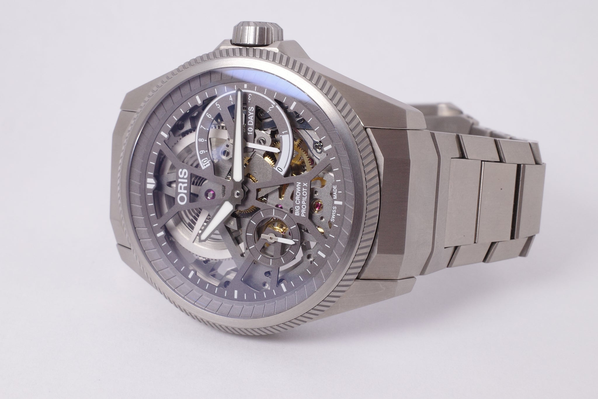 ORIS TITANIUM BIG CROWN PROPILOT X SKELETON MANUAL WIND 5 700