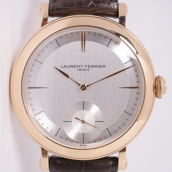 LAURENT FERRIER 2021 GALET MICRO ROTOR ECOLE GOLD FINISH MOVEMENT PIECE UNIQUE! BOX & PAPERS