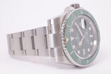 ROLEX SUBMARINER HULK GREEN CERAMIC BOX & PAPERS 116610LV