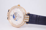 HARRY WINSTON ROSE GOLD & DIAMOND, MOTHER PEARL DIAMOND DIAL, MOON PHASE PREMIER BOX & PAPERS