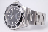 ROLEX 2007 NON DATE SUBMARINER 4 LINER 14060M WITH SERIAL REHAUT BOX & PAPERS $10,500