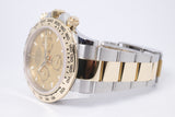 ROLEX NEW 2023 TWO TONE DAYTONA CHAMPAGNE DIAL 116503 BOX & PAPERS