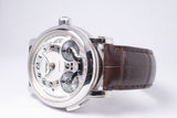 MONT BLANC NICOLAS RIEUSSEC SILVER DIAL STAINLESS STEEL ONE PUSH CHRONOGRAPH 106487 BOX & PAPERS