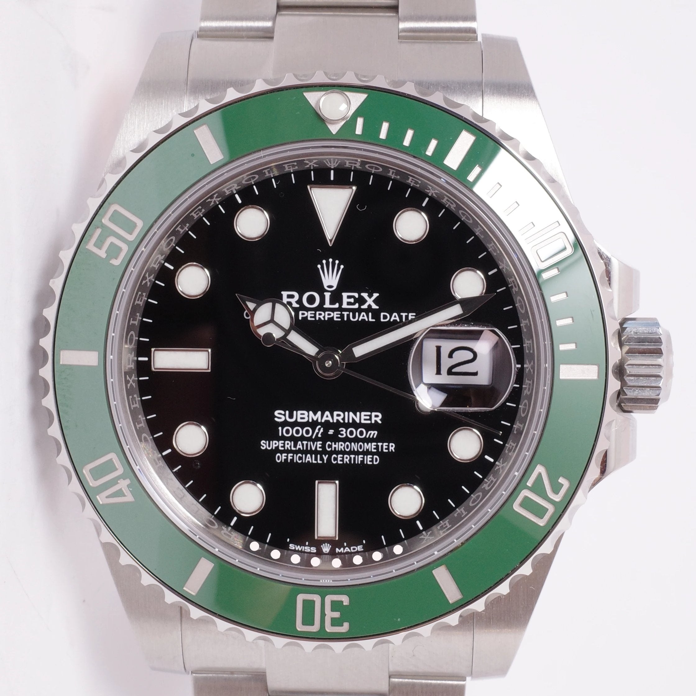 Rolex Submariner Date Kermit Cermit Starbucks 41mm 126610lv Green for  $16,977 for sale from a Trusted Seller on Chrono24
