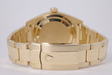 ROLEX YELLOW GOLD SKY-DWELLER CHAMPAGNE ARABIC NUMERAL DIAL BOX & PAPERS 326938