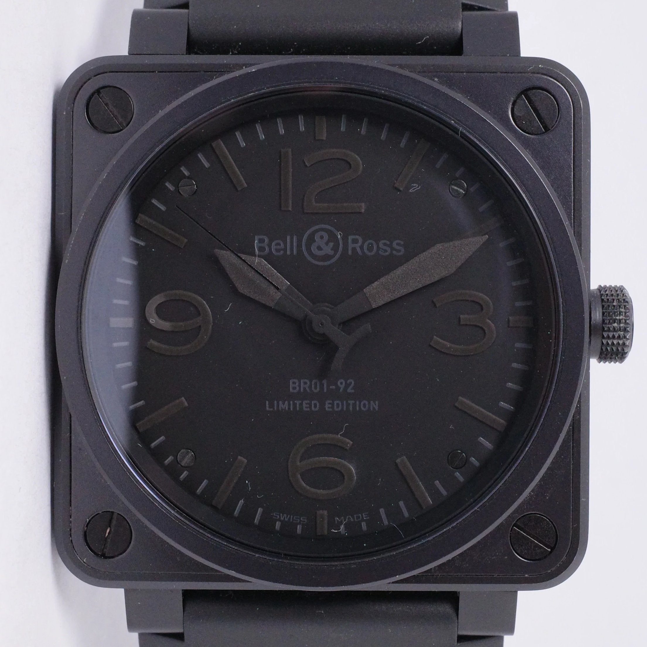 BELL ROSS ALL BLACK CERAMIC PHANTOM LIMITED EDITION