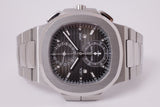 PATEK PHILIPPE NEW 2020 NAUTILUS TRAVEL TIME CHRONOGRAPH STAINLESS STEEL  5990 BOX & PAPERS