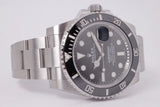 ROLEX NEW 2020 40mm SUBMARINER CERAMIC STAINLESS STEEL 116610 BOX & PAPERS