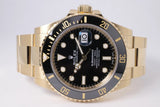 ROLEX NEW 2023 41mm YELLOW GOLD SUBMARINER 126618 BOX & PAPERS