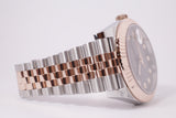 ROLEX BRAND NEW DATEJUST 41 TWO TONE ROSE GOLD & STAINLESS CHOCOLATE DIAMOND DIAL JUBILEE BRACELET