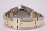 ROLEX 2022 DATEJUST 41 TWO TONE  SMOOTH BEZEL OYSTER BRACELET CHAMPAGNE DIAMOND DIAL 126303