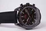 OMEGA NEW DARK SIDE OF THE MOON BLACK CERAMIC SPEEDMASTER WATCH & BOX SET 311.92.44.51.01.003