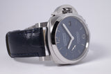 PANERAI 42mm LUMINOR MARINA BLUE DIAL 1950 CASE 3 DAY AUTOMATIC PAM 01393