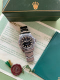 ROLEX 1969 VINTAGE SUBMARINER 5513 METERS FIRST, GREY GHOST FADED INSERT, CREAM PATINA, BOX & PAPER