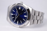 VACHERON CONSTANTIN STAINLESS STEEL OVERSEAS BLUE DIAL 4500V BOX & PAPERS