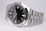 VACHERON CONSTANTIN STAINLESS STEEL OVERSEAS BLACK DIAL 4500V BOX & PAPERS