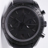 OMEGA SPEEDMASTER MOONWATCH DARK SIDE OF THE MOON ALL BLACK CO AXIAL AUTOMATIC WATCH ONLY