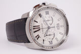 CARTIER NEW 2021 STAINLESS STEEL CALIBRE CHRONOGRAPH WHITE DIAL BOX & PAPERS W7100046
