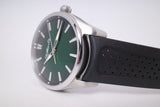 H MOSER & CIE PIONEER CENTER SECONDS GREEN DIAL BOX & PAPERS $11,000