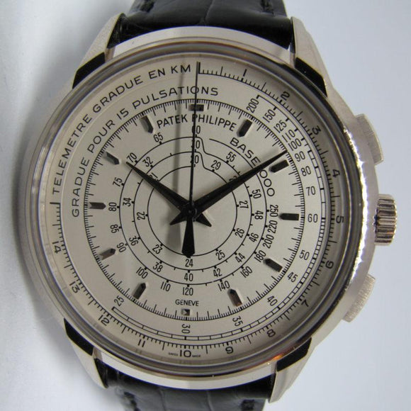 PATEK PHILIPPE WHITE GOLD 175TH ANNIVERSARY MULTI-SCALE CHRONOGRAPH LIMITED EDITION 5975G-001