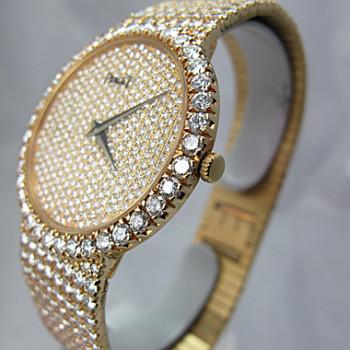 PIAGET 18K YELLOW GOLD AND DIAMOND DRESS WATCH Honolulu Time