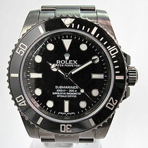 ROLEX SUBMARINER CERAMIC BLACK DLC 114060