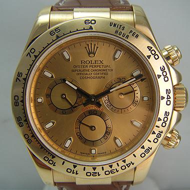 ROLEX DAYTONA 18K YELLOW GOLD 116518