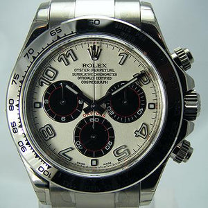ROLEX WHITE GOLD DAYTONA PANDA RACING DIAL AVAILABLE BY ORDER