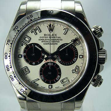 ROLEX WHITE GOLD DAYTONA PANDA RACING DIAL AVAILABLE BY ORDER