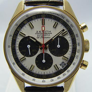 ZENITH 18K EL PRIMERO VINTAGE CHRONOGRAPH